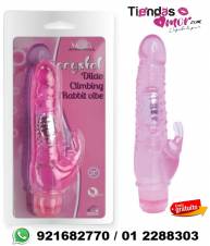 CRYSTAL DILDO CLIMBING RABBIT - MAXIMO PLACER-TIENDAS AMOR -PUENTE PIEDRA