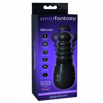 sexshop69 VIBRADOR FANTASY GIRATORIO NEGRO. wsp +51 994389213 - envíos gratis