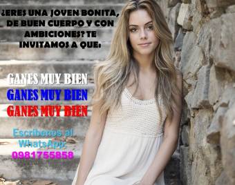 SI ERES BONITA ACÁ TE AYUDAMOS A GANAR BIEN