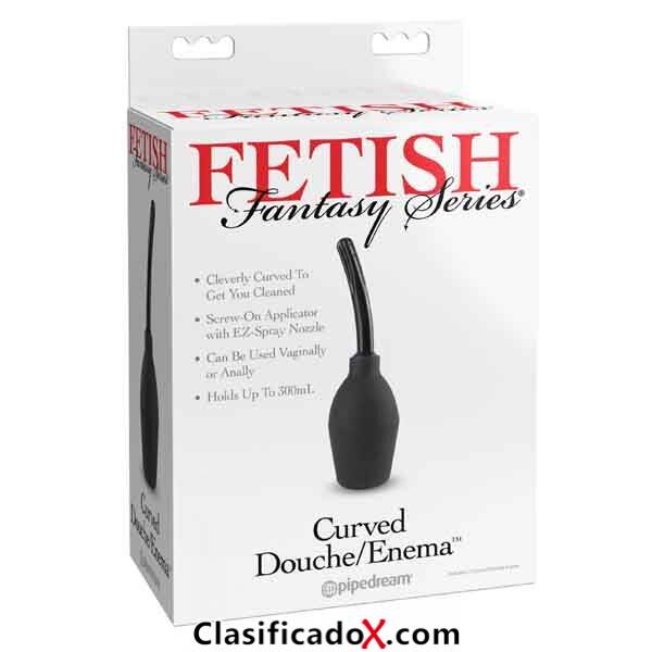juguetes sexuales sullana CONSOLADOR ENEMA CURVADUCHE NEGRO.+51 994389213