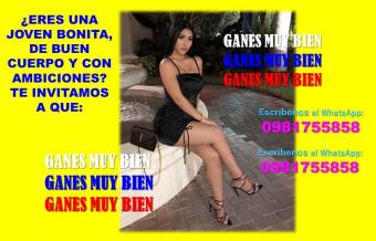 TRABAJO PARA LAS JÓVENES BONITAS Y SERIAS