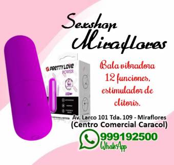 BALA VIBRADOR 12 FUNCIONES / SEXSHOP MIRAFLORES