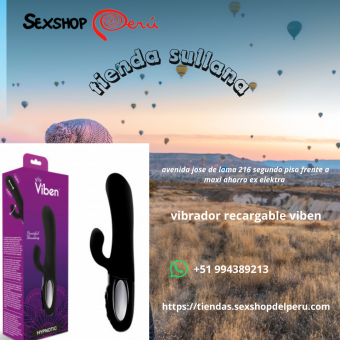 VIBRADOR RABBITS VIBEN NEGRO…wsp +51 994389213 - Sullana -envíos gratis--