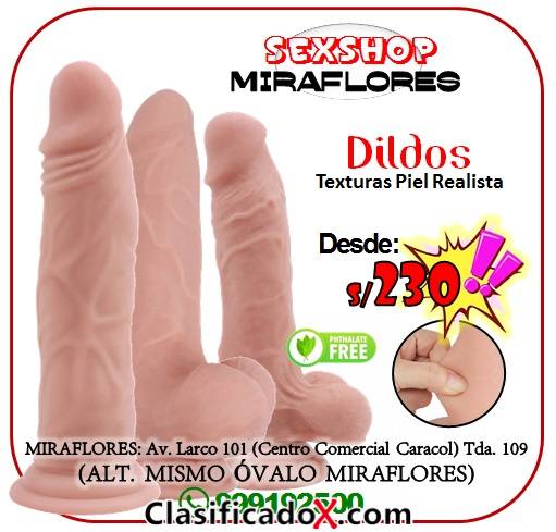 CONSOLADORES REAL SKIN - PIEL REALISTA / SEXSHOP MIRAFLORES