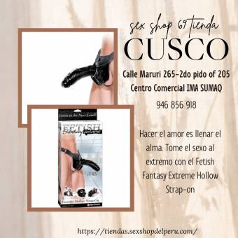EXTREME HOLLOW STRAP ON …….Tener sexo es vaciar el cuerpo hacer el amor es llenar el alma¡. Tome el sexo al extremo con el Fetish Fantasy Extreme Hol