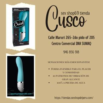VIBRADOR PUNTO G CRUSH HONEY……proporciona estimulación increíblemente placentera mediante la combinación de vibraciones ultra-intensos con un diseño h
