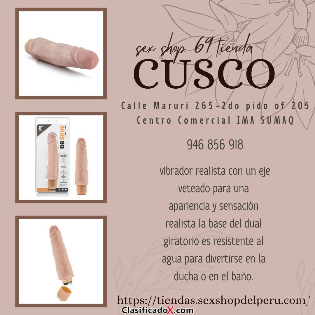 Vibrador Dr Skin Cock #8 Piel es un vibrador realista con un eje veteado para una apariencia y sensación realista la base del dual giratorio es resist