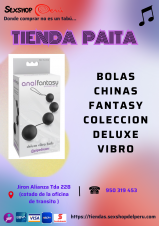 Venta de juguetes sexuales.... BOLAS CHINAS FANTASY COLECCION DELUXE VIBRO