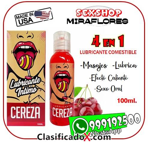 HOT LUB - LUBRICANTES COMESTIBLES INTIMOS - SEXSHOP MIRAFLROES