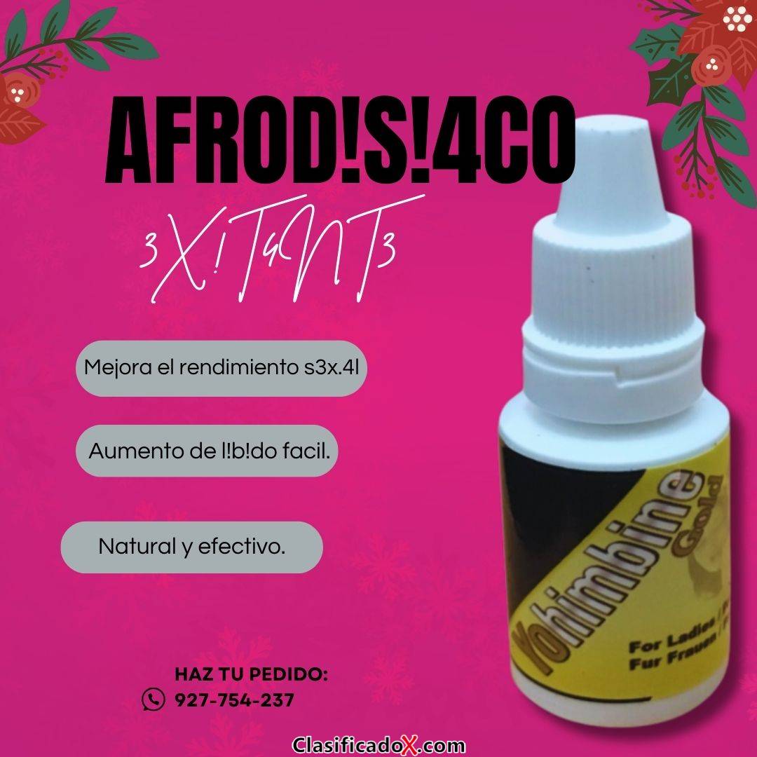 YOHIMBINE ,AUMENTA EL L!B!DO