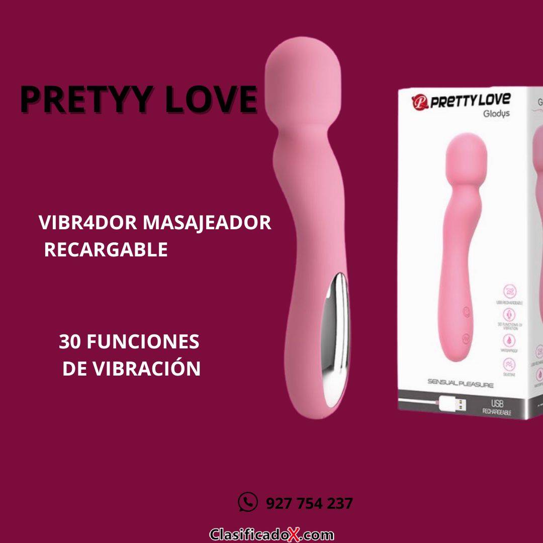 VIBRADOR MASAJEADOR 30 FUNCIONES DE VIBRACIÓN