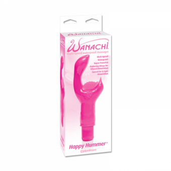 Abre tus alas y vuela con el increíble Happy Hummer! Este increíble vibrador japonés del punto G tiene una punta cónica hábilmente curvada para llegar