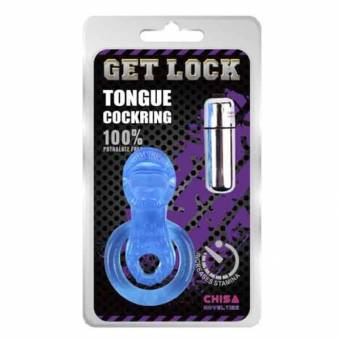 Este es un anillo de martillo Tongue de alta resistencia es un anillo vibrador para parejas con sesiones más duras, más fuertes y más largas
