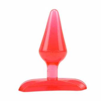 Es un consolador rojo transparente que proporciona ejercicios de Kegel y del esfínter anal en su máxima expresión.