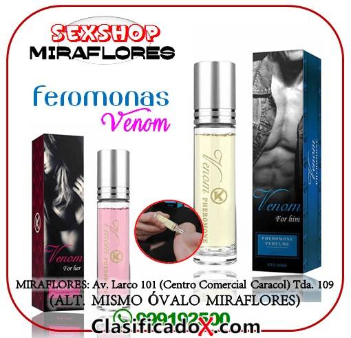 PERFUME FEROMONAS SEXUAL - VENOM / SEXSHOP MIRAFLORES