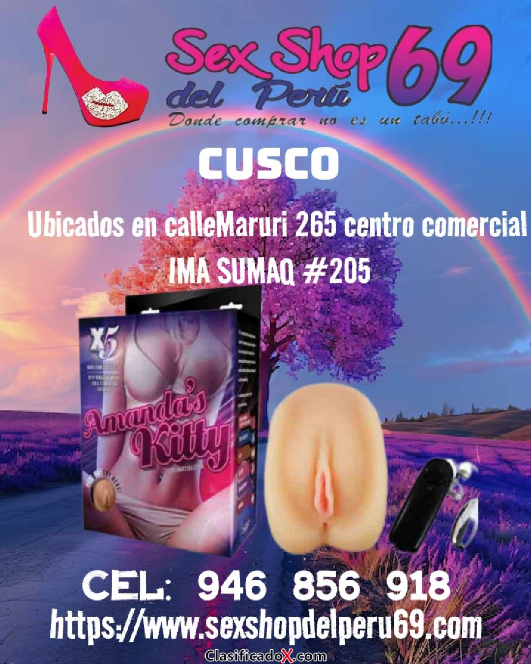 SEX SHOP TIENDA CUSCO 69  ENCUENTRA TU JUGUETE FAVORITO