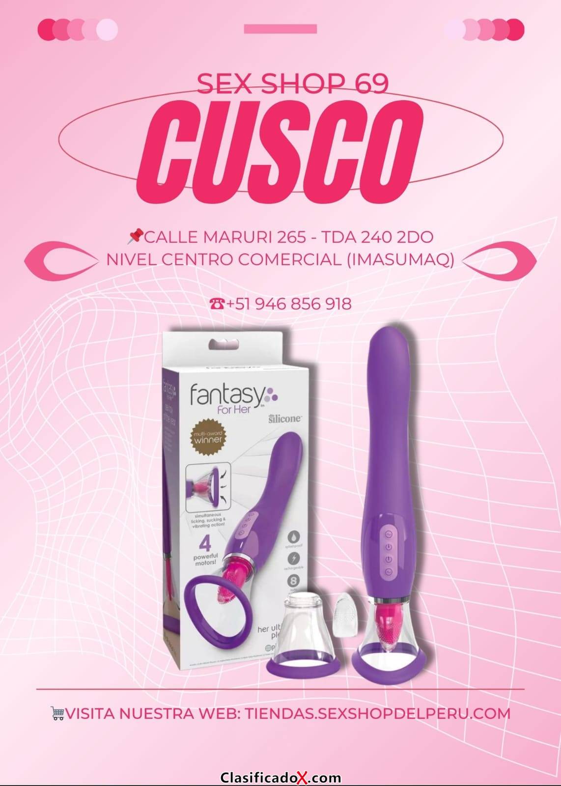 VIBRADOR PUNTO G  CUSCO MARURI 265 2DO NIVEL TDA:205