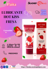 LUBRICANTE SABOR A FRESA-- HOT KITT - SEXSHOP69-PAITA -- WPP. 950319453