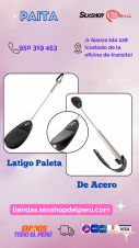 FETISH LATIGO PALETA DE ACERO--sexshop69-paita - wpp: 950319453