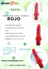 SEXSHOP69-- VIBRADOR JUICE JEWELS ROJO- PAITA - WPP: 950319453