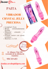 VIBRADOR CRYSTAL JELLY PRECIOSA-SEXSHOP69- PAITA - WPP: 950319453