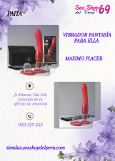 VIBRADOR FANTASÍA PARA ELLA MAXIMO PLACER-SEXSHOP69-PAITA-WPP: 950319453