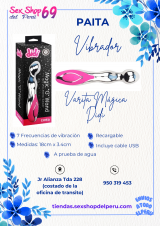 VIBRADOR PUNTO G VARITA MAGICA DIDI- SEXSHOP69-PAITA -WPP: 950319453