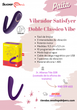 VIBRADOR SATISFYER DOBLE CLASSICO VIBE-SEXSHOP69-PAITA