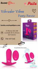 SEXSHOP69-PAITA - VIBRADOR VIVEN PANTY FUCSIA-- PAITA