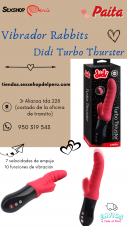 SEXSHOP69- WPP : 950319453-- VIBRADOR  DIDI TURBO THRUSTER- PAITA