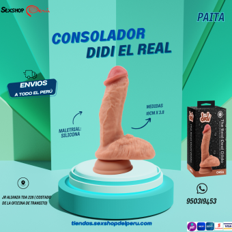 SEXSHOP69- WPP: 950319453--CONSOLADOR DIDI EL REAL--PAITA