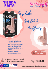 SEXSHOP69-- WPP: 950319453--CONSOLADOR KING COCK PLUS 6 CON TESTICULO-PAITA