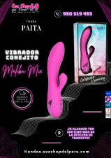 SEXSHOP69- WPP: 950319453-- VIBRADOR CONEJITO MALIBU -- PAITA