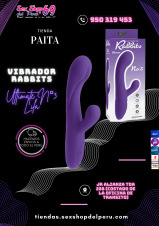 SEXSHOP69--- WPP: 950319453-- VIBRADOR RABBITS ULTIMATE N°3 LILA-- PAITA
