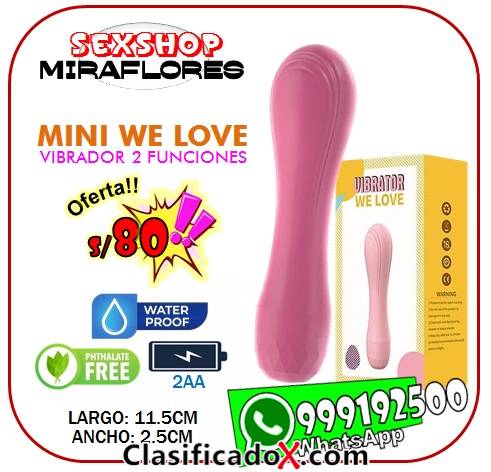MINI VIBRADOR WE LOVE / SEXSHOP MIRAFLORES