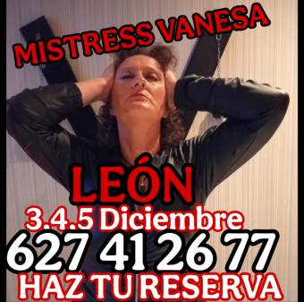 AMA VANESA GALLEGA BDSM EN LEÓN 3, 4, 5 DICIEMBRE FETICHES SCAT LLUVIA DORADA JOI CORNUDO FEMINIZACIÓN