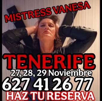 AMA VANESA GALLEGA IN TENERIFE NOVEMBER 27, 28, 29 BDSM SCAT GOLDEN SHOWER BONDAGE STRAPON