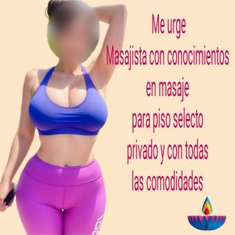 Me urge masajista mucho trabajo