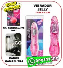 KIT VIBRADOR JELLY EROTICO - SEXSHOP OFERTAS MIRAFLORES