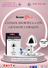 SEXSHOP69-- WPP. 950319453-- PLUG CON GEMADE CORAZON --PAITA