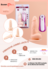 SEXSHOP69.. WPP: 950319453-- JUMBO NACJ6 VIBRADOR ...PAITA