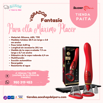 SEXSHOP69-WPP: VIBRADOR FANTASIA PARA ELLA --- PAITA