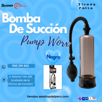 SEXSHOP69--WPP:950319453--BOMBA PUM WORX - DE SUCCION-- PAITA