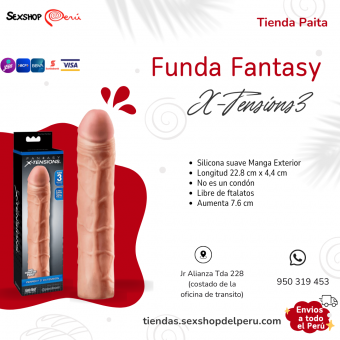 SEXSHOP69--WPP: 950319453-- FUNDA FANTASY X TENSION---PAITA