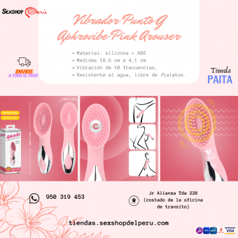 SEXSHOP69.. WPP: 950319453-- VIBRADOR PINK AROUSER PUNTO G --PAITA