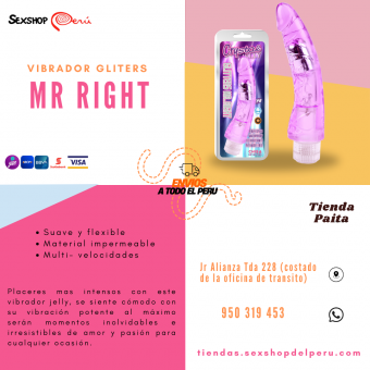 SEXSHOP69..WPP: 950319453-- PAITA -- MR RIGHT --VIBRADOR--PAITA