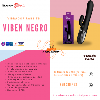 SEXSHOP69.WPP: 950319453--VIBRADOR VIBEN NEGRO--PAITA