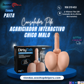 SEXSHOP69- WPP: 950319453--CONSOLADOR PDX ACARICIADOR INTERACTIVO CHICO MALO--PAITA