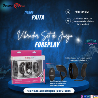 SEXSHOP69- WPP : 950319453--VIBRADORES SET DE JUEGOS FOREPLAY--PAITA