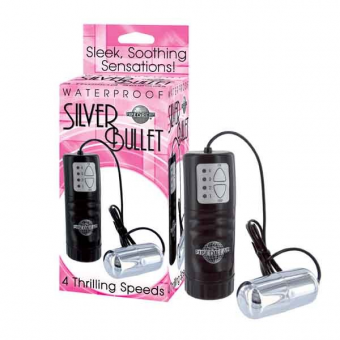 SEXSHOP69, PAITA --VIBRADOR ANAL SILVER BULLET NEGRO-- WPP: 950319453